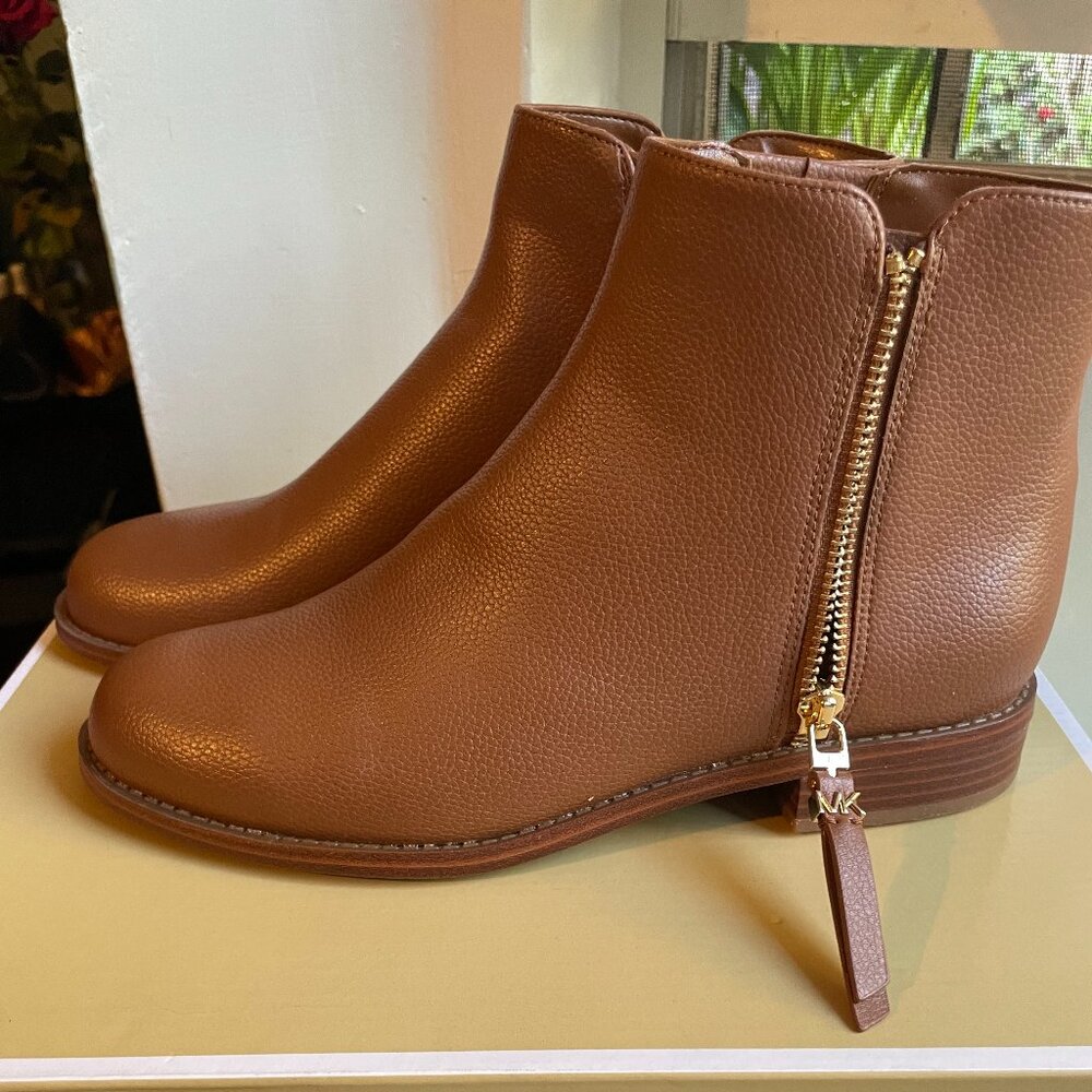 Michael Michael Kors Britt flat bootie, luggage color